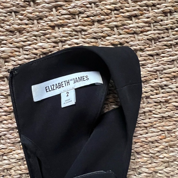 Elizabeth and James black jumpsuit size 2 - Picture 2 of 2